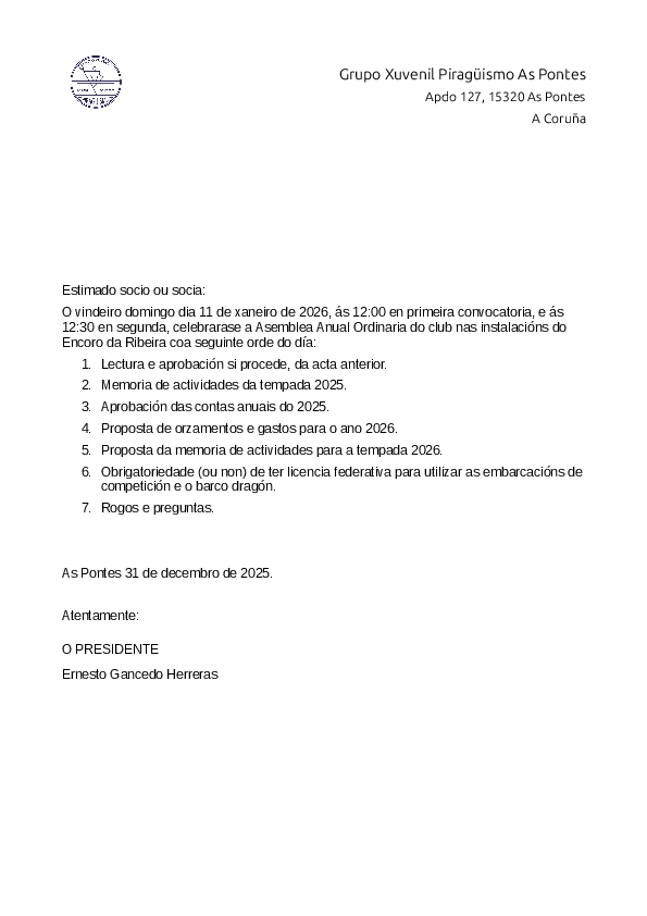 convocatoria asemblea 2025